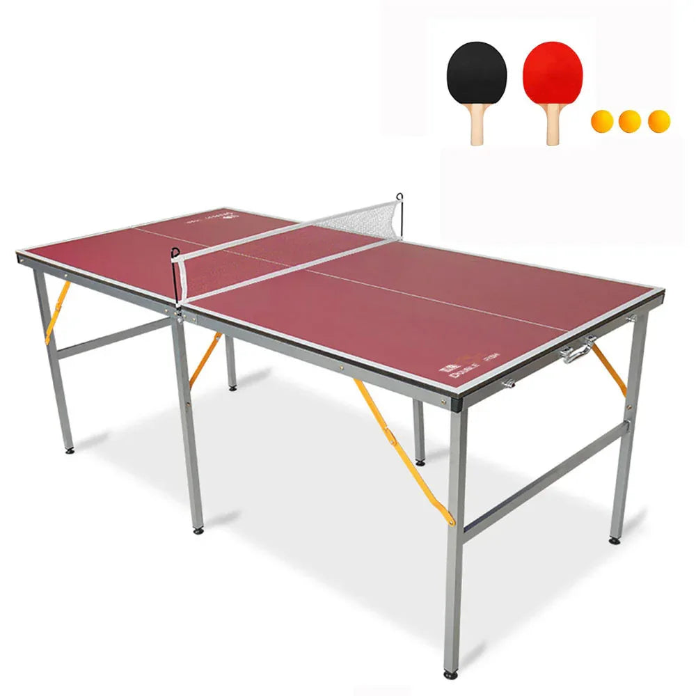 Mid-Size Foldable Portable Indoor Outdoor Ping Pong Table - Omega Lifestyles