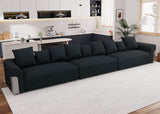 Oversized Modular Chenille Fabric Sectional Sofa - Omega Lifestyles
