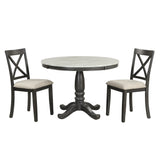 5-Piece Solid Wood Dining Table and Chairs Set - Omega Lifestyles