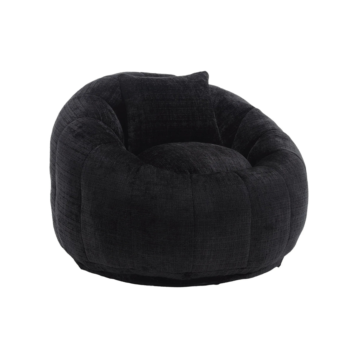 Chenille Memory Foam Lazy Sofa With Ottoman - Omega Lifestyles