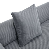 Convertible Corduroy Memory Foam Folding Sofa Bed - Omega Lifestyles