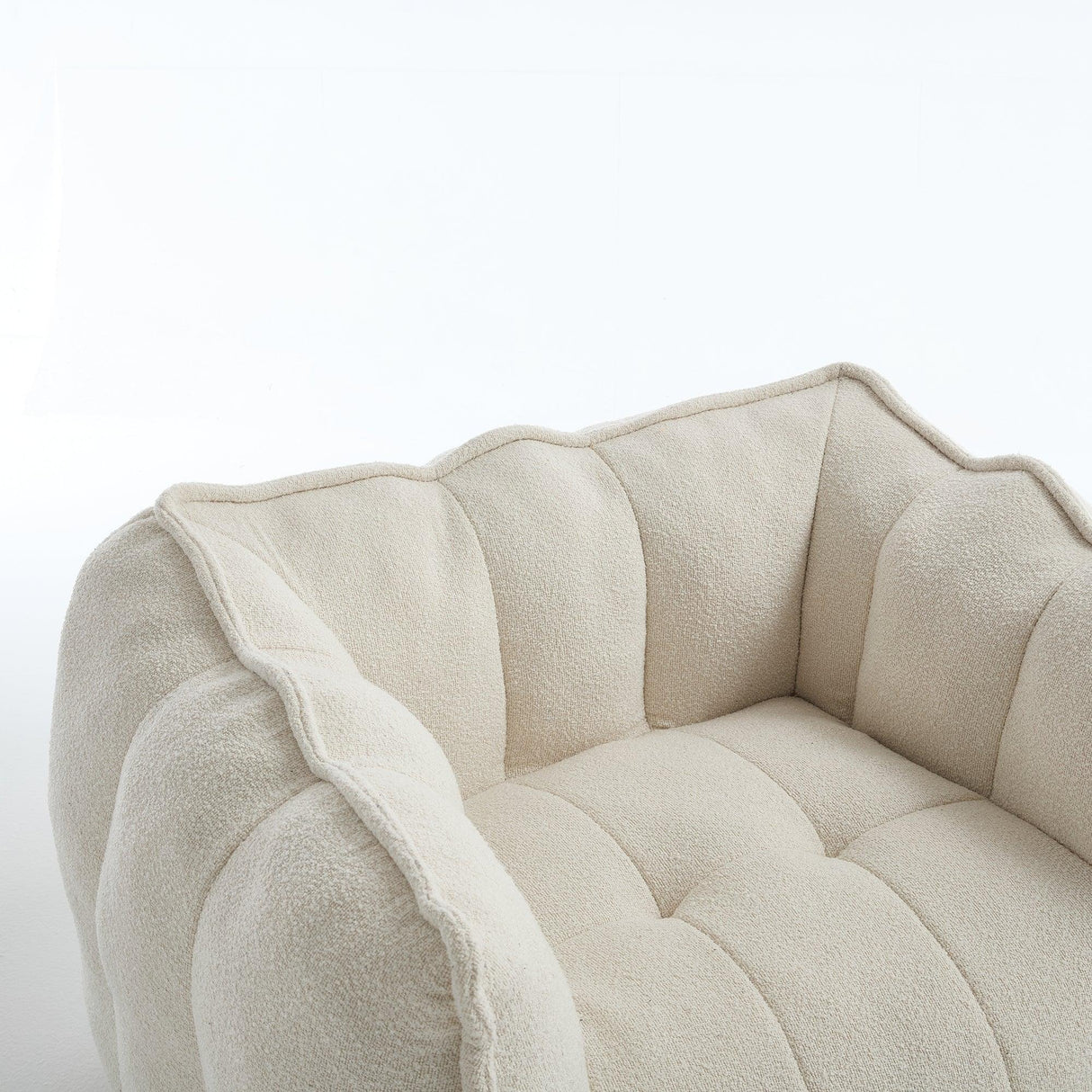 Soft Chenille Bean Bag Chair With High Resilient Foam - Omega Lifestyles