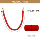 Set of 8 Stainless Steel Gold Velvet Rope Posts - Omega Lifestyles