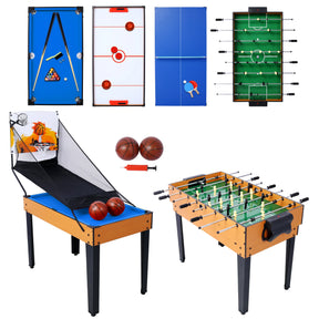 5-In-1 Multi-Game Table With Billiards Foosball Basketball - Omega Lifestyles