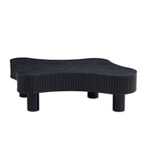 Modern Irregular Shaped Solid Wood Coffee Table - Sleep Galleria
