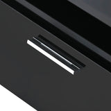 Modernist 2-Tier Black Tempered Glass Coffee Table - Sleep Galleria
