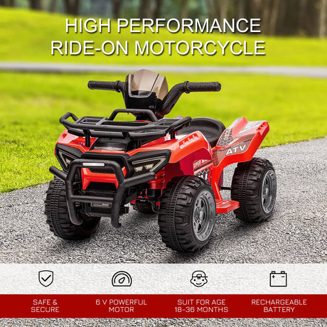 Kids Rechargeable 6V Ride-On ATV Four Wheeler - Omega Lifestyles