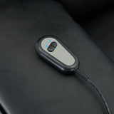 Medium-Firm Remote-Controlled Heating Massage Recliner PU Leather - Omega Lifestyles