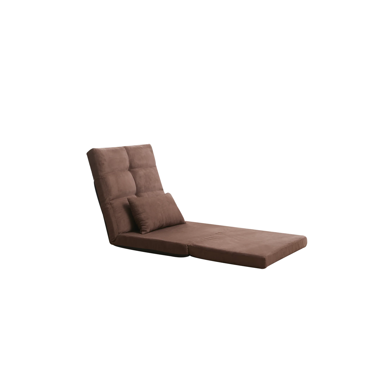 Adjustable Fold-Down Metal Frame Sofa Bed With Pillow - Omega Lifestyles