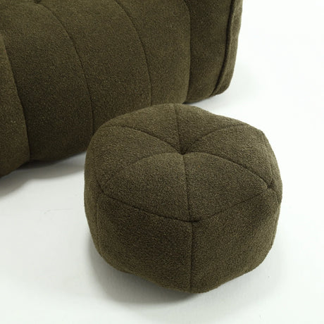 Soft Chenille Bean Bag Chair With High Resilient Foam - Omega Lifestyles
