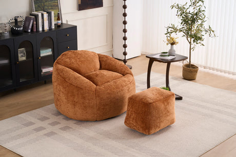 Extra Soft Chenille Memory Foam Bean Bag Chair - Omega Lifestyles