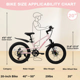 20-Inch Kids Mountain Bike With 7-Speed Front Suspension - Omega Lifestyles