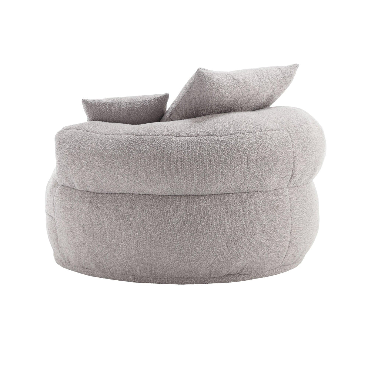 Modern Chenille Circular Foam Sponge Sleeper Chair - Omega Lifestyles