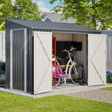 Heavy Duty 9x4 Ft Metal Outdoor Storage Shed