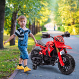 6V Kids Electric Motorcycle With Training Wheels And Horn - Omega Lifestyles