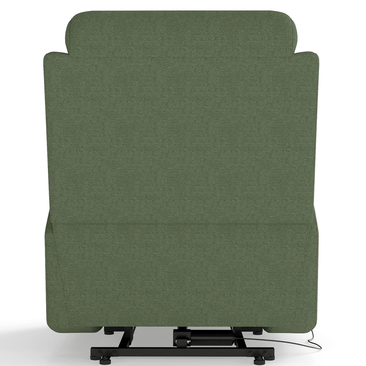 Power Lift Recliner Medium-Soft Snowflake Velvet Chair - Omega Lifestyles