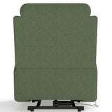 Power Lift Recliner Medium-Soft Snowflake Velvet Chair - Omega Lifestyles