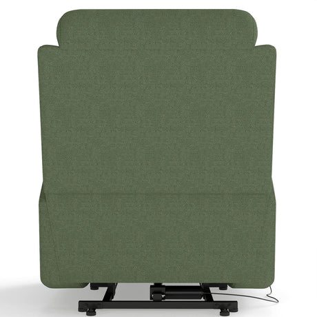 Power Lift Recliner Medium-Soft Snowflake Velvet Chair - Omega Lifestyles