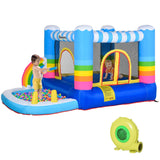 Inflatable Kids Bounce House With Trampoline Pool Slide - Omega Lifestyles
