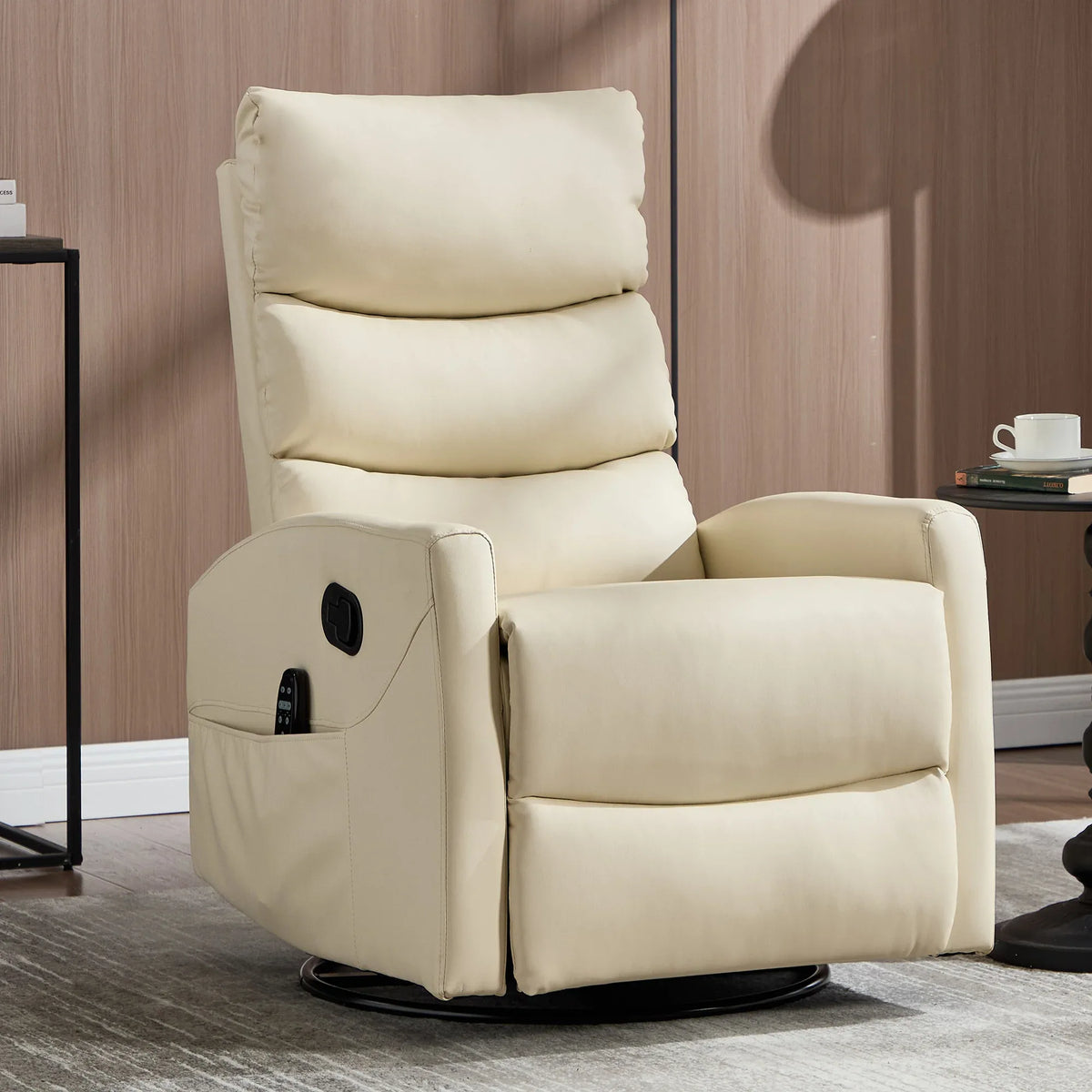 Heat Massage Recliner Chair With Swivel Rocker And Heating - Omega Lifestyles
