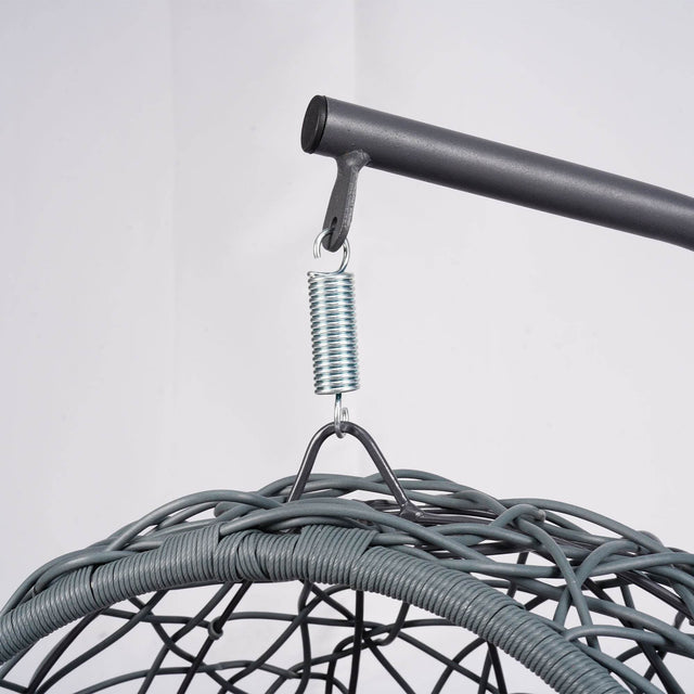 Indoor Hanging Cat Hammock Bed With Stand And Cushion - Omega Lifestyles