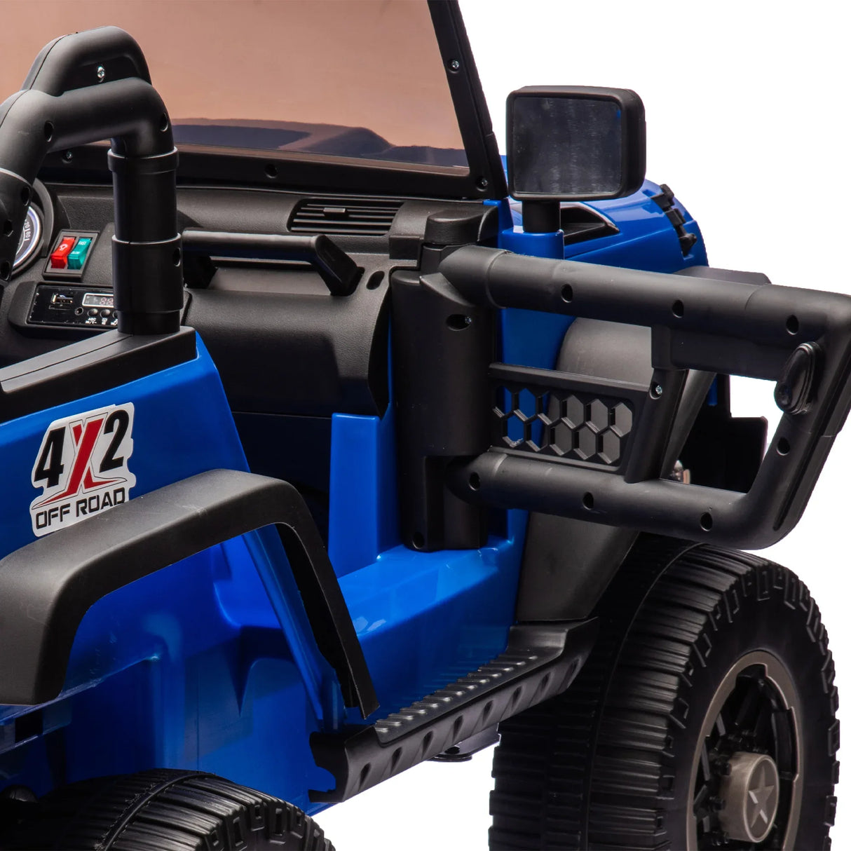 24V Two-Seater Bluetooth Remote Control Ride-On Truck - Omega Lifestyles