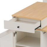 Extendable Dining Table Kitchen Island With Storage - Omega Lifestyles