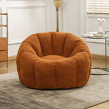 Plush Teddy Foam Bean Bag Chair With Armrests - Omega Lifestyles