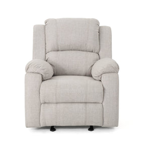Manual Recliner Chair With Durable Linen Fabric Upholstery - Omega Lifestyles