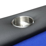 73-Inch Foldable Felt Oval Casino Game Poker Table - Omega Lifestyles