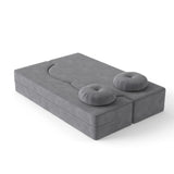 Convertible Plush Foam-Filled Soft Sleeper Sofa Bed With Pillows - Omega Lifestyles