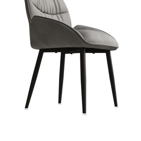 Modern Minimalist Wood Grain Dining Table Chair Set - Omega Lifestyles