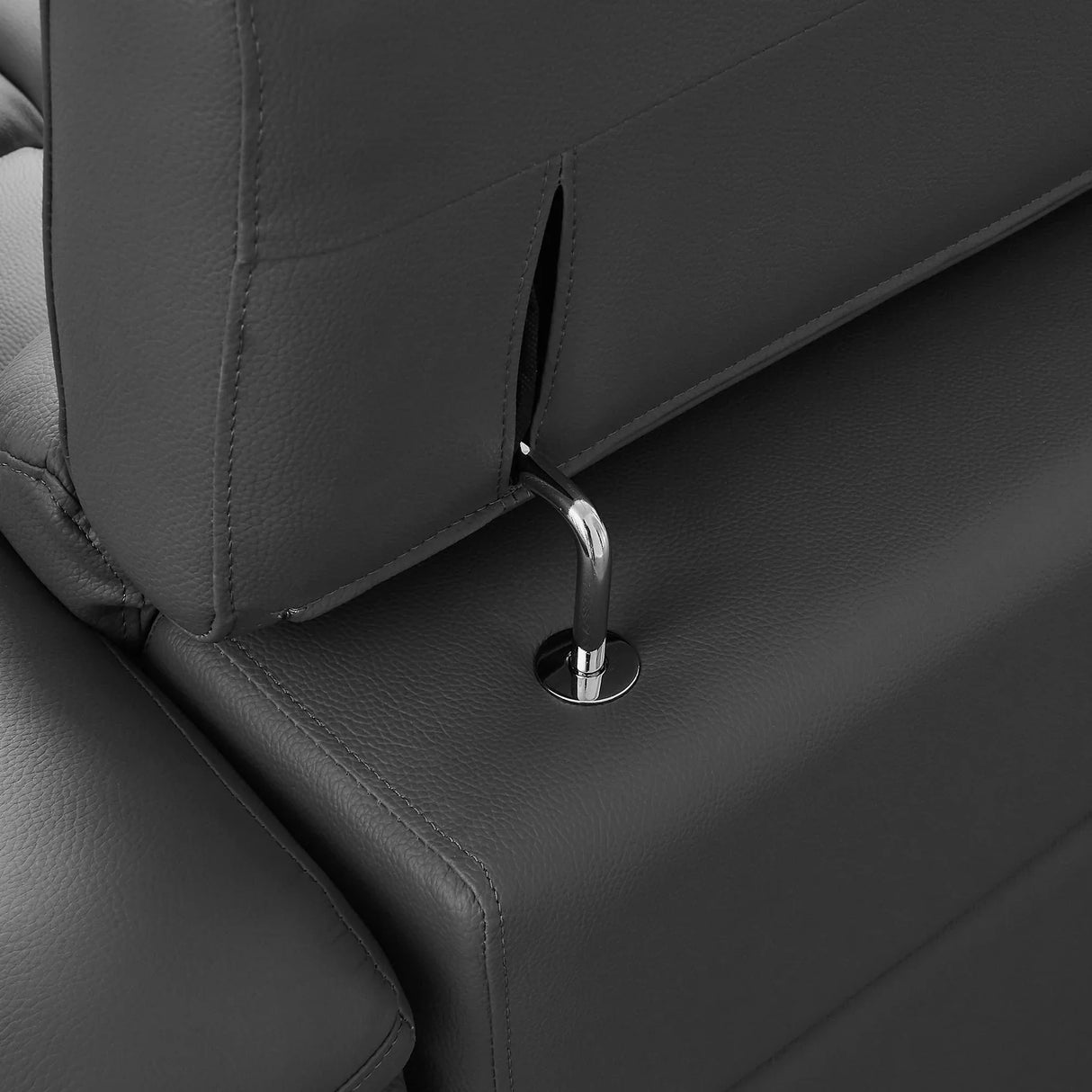 Electric Control Genuine Leather 4-Seat L-Shaped Reclining Sofa - Omega Lifestyles