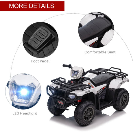 12V Battery Powered Kids Electric Ride On ATV - Omega Lifestyles