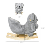 Kids Koala Ride-On Rocking Horse With Realistic Sounds - Omega Lifestyles