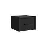 Floating Wall-Mounted Nightstand With Drawer Storage - Omega Lifestyles
