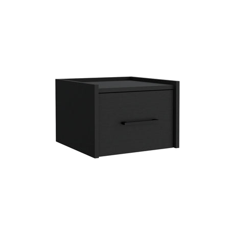 Floating Wall-Mounted Nightstand With Drawer Storage - Omega Lifestyles
