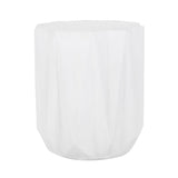 Lightweight Geometric Concrete Outdoor Side Table