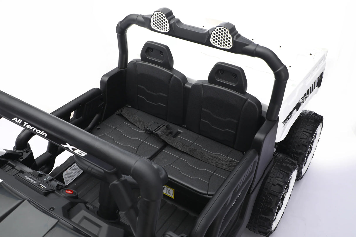 24V 2-Seater 4WD Electric Ride On Dump Truck with Remote - Omega Lifestyles