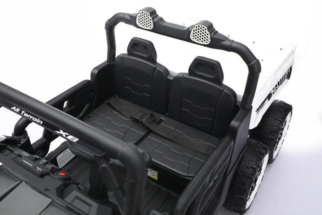 24V 2-Seater 4WD Electric Ride On Dump Truck with Remote - Omega Lifestyles