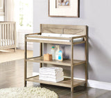 Solid Wood Vintage Chestnut Baby Changing Table