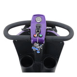 Outdoor Compact Purple Mobility Scooter With USB Charger Port - Omega Lifestyles