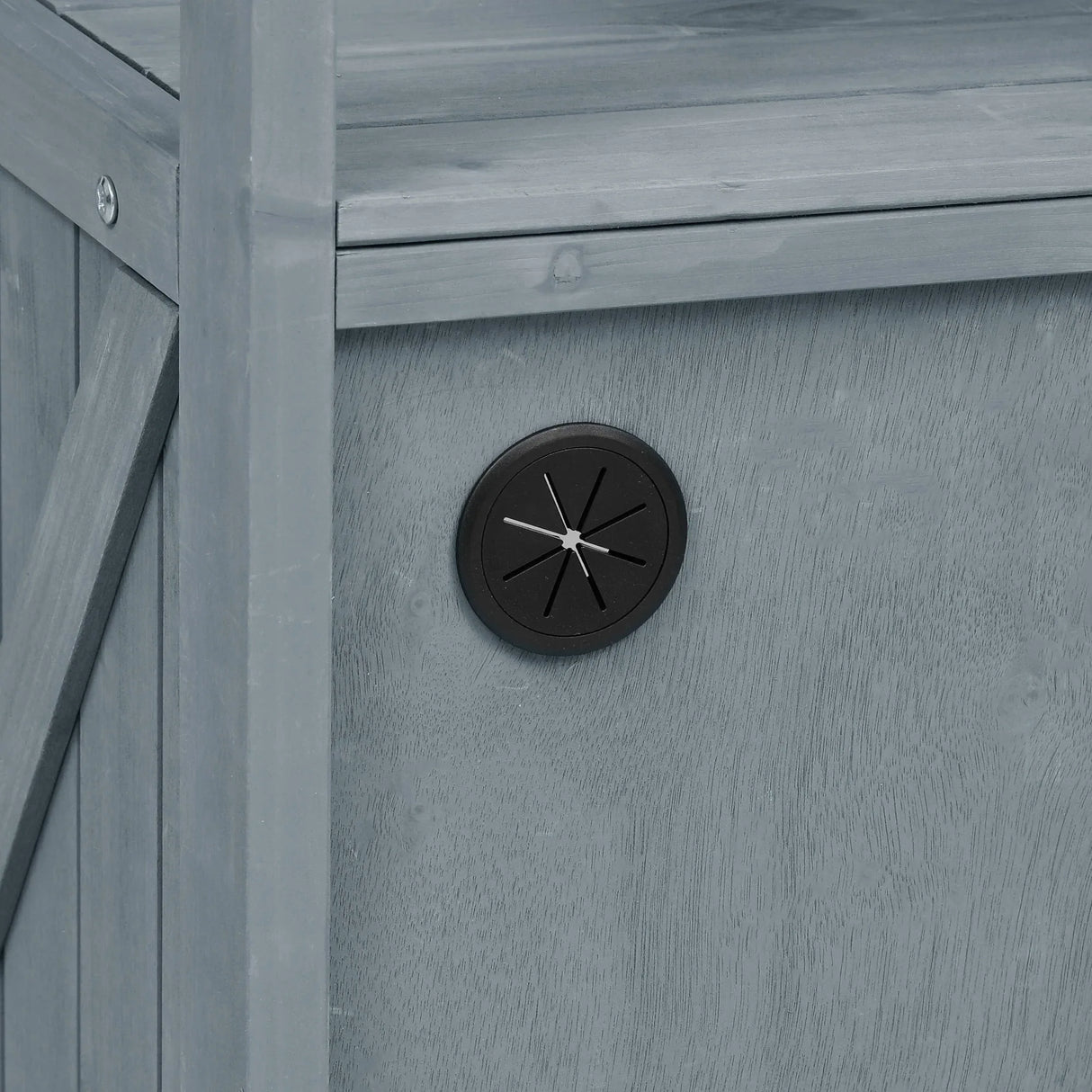 Outdoor Rolling Grill Cart With Raised Shelf Storage - Omega Lifestyles