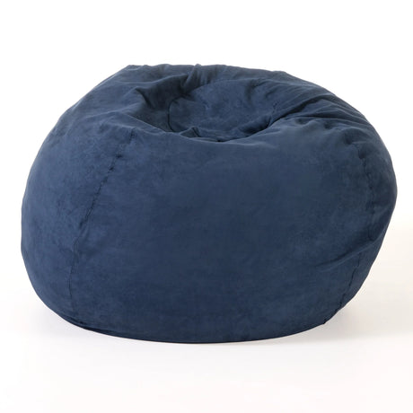 Large High-Density Shredded Foam Microsuede Bean Bag Chair - Omega Lifestyles