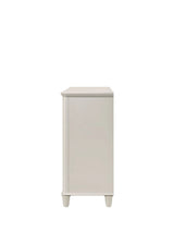 White Six-Drawer Acrylic Synthetic Wood Dresser - Omega Lifestyles