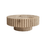 Modern Minimalist Round Wood MDF Coffee Table - Sleep Galleria