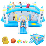 Multicolor Oxford Fabric Inflatable Jump N Slide Bouncer - Omega Lifestyles