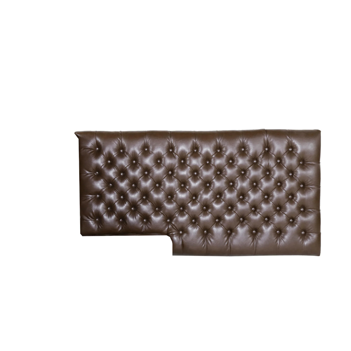 Dark Brown PU Leather Chaise Lounge Seating - Omega Lifestyles