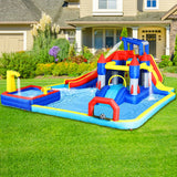 10-Inch Multicolor Oxford Fabric Inflatable Water Park Playground - Omega Lifestyles