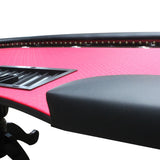 Premium 96-Inch Oval Poker Table With Cup Holders - Omega Lifestyles
